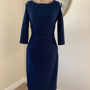 Adrianna Papell, navy dress, 4